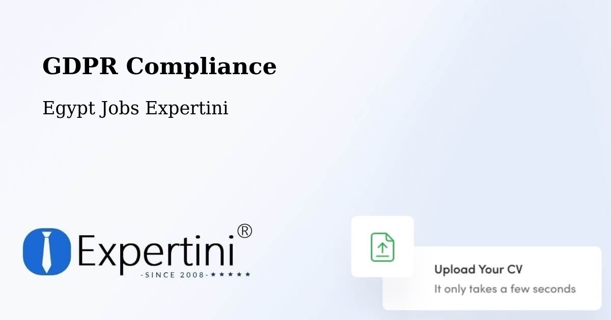 EU GDPR Compliance Statement – Ajā - Egypt Jobs Expertini